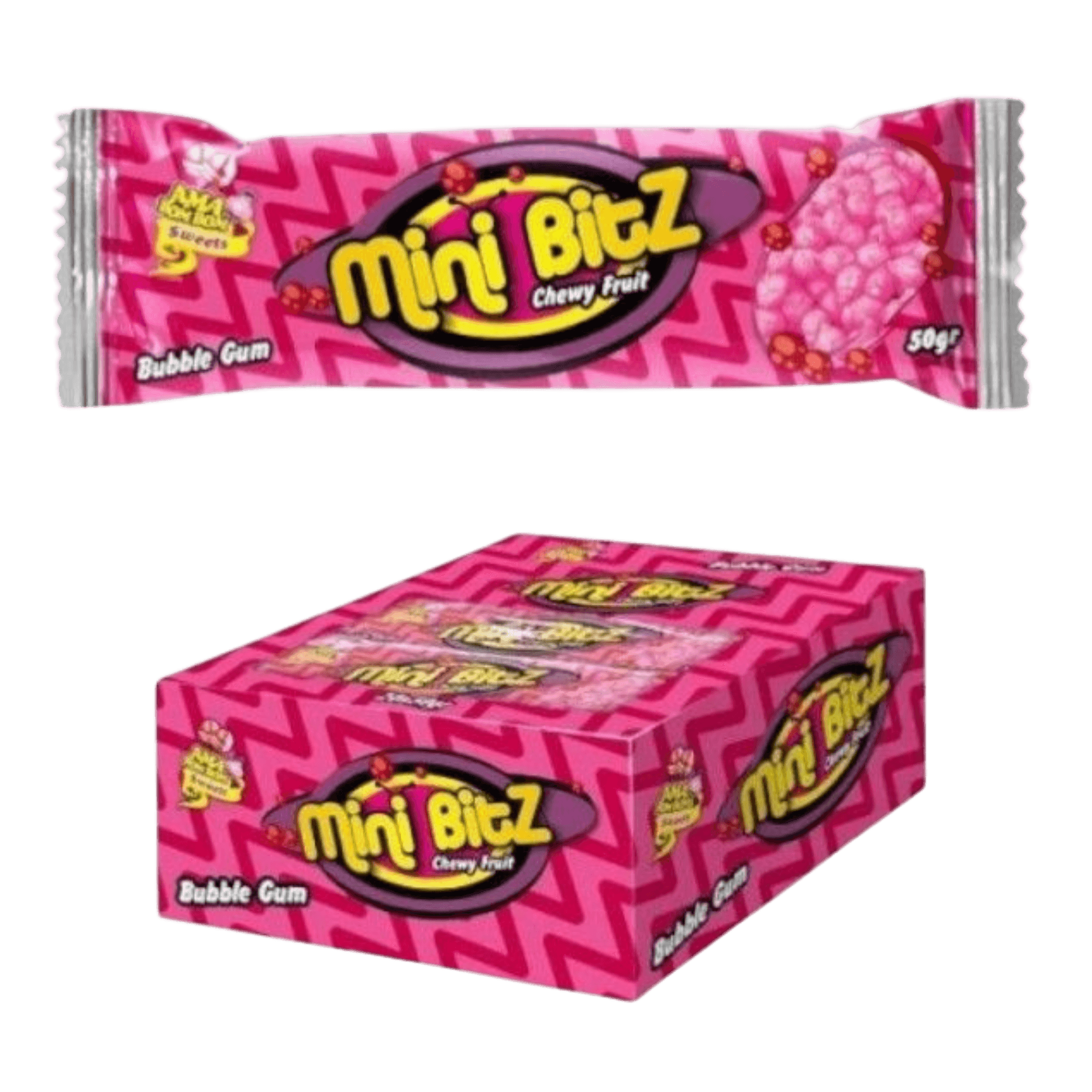 Mini BitZ Chewy Fruit Bubble Gum