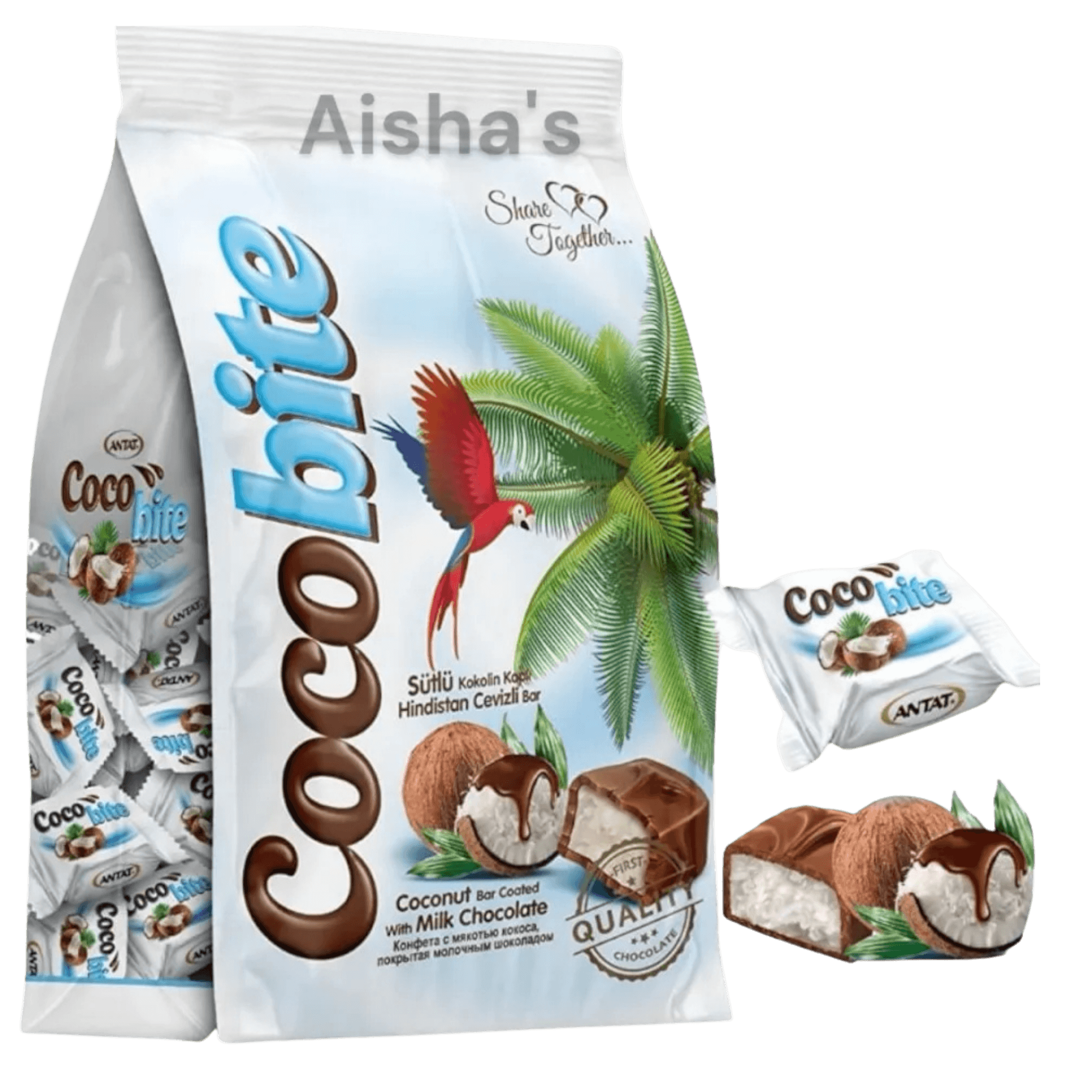 Aisha's Cocobite Coconut Choc Bar