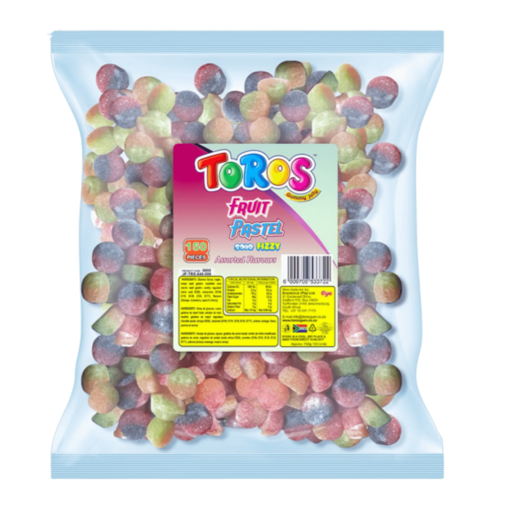 Toros Fruit Pastel Sour Fizzy