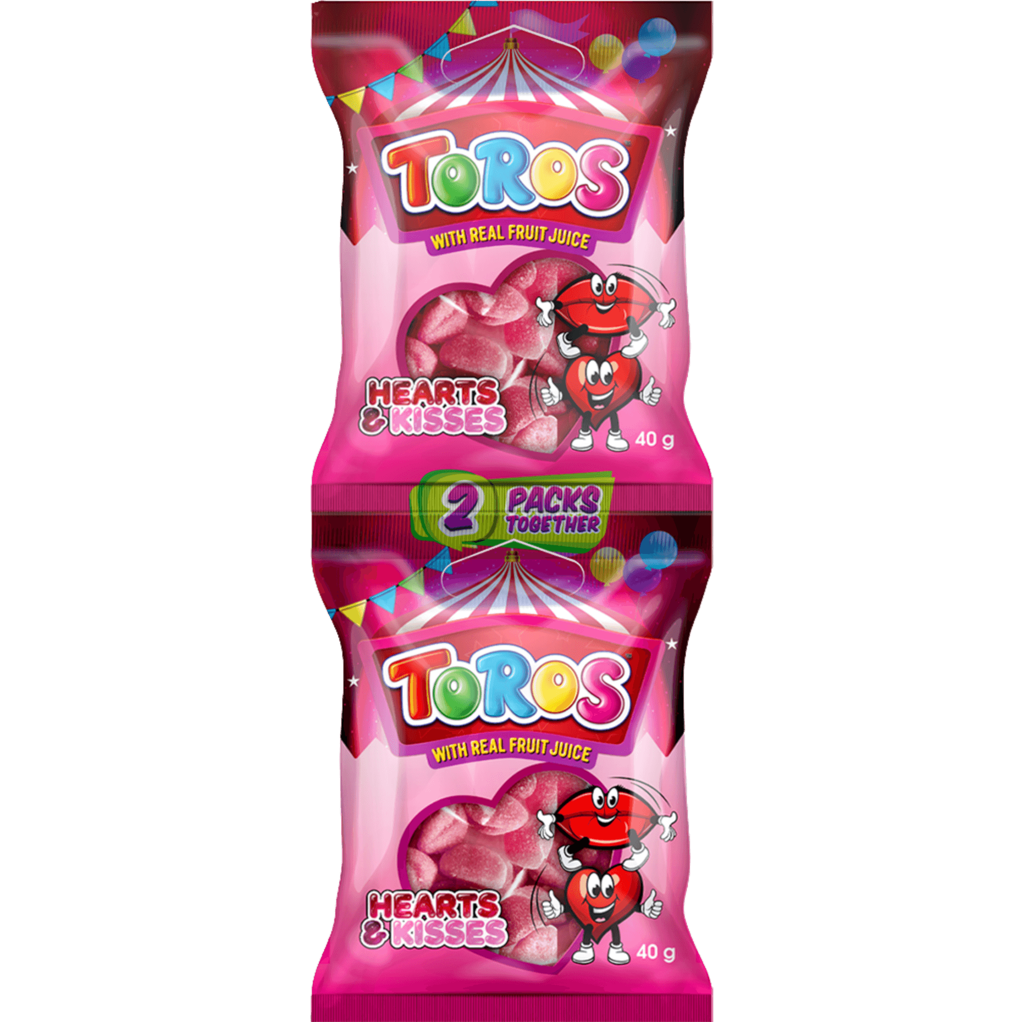 Toros Hearts & Kisses Twin Pack