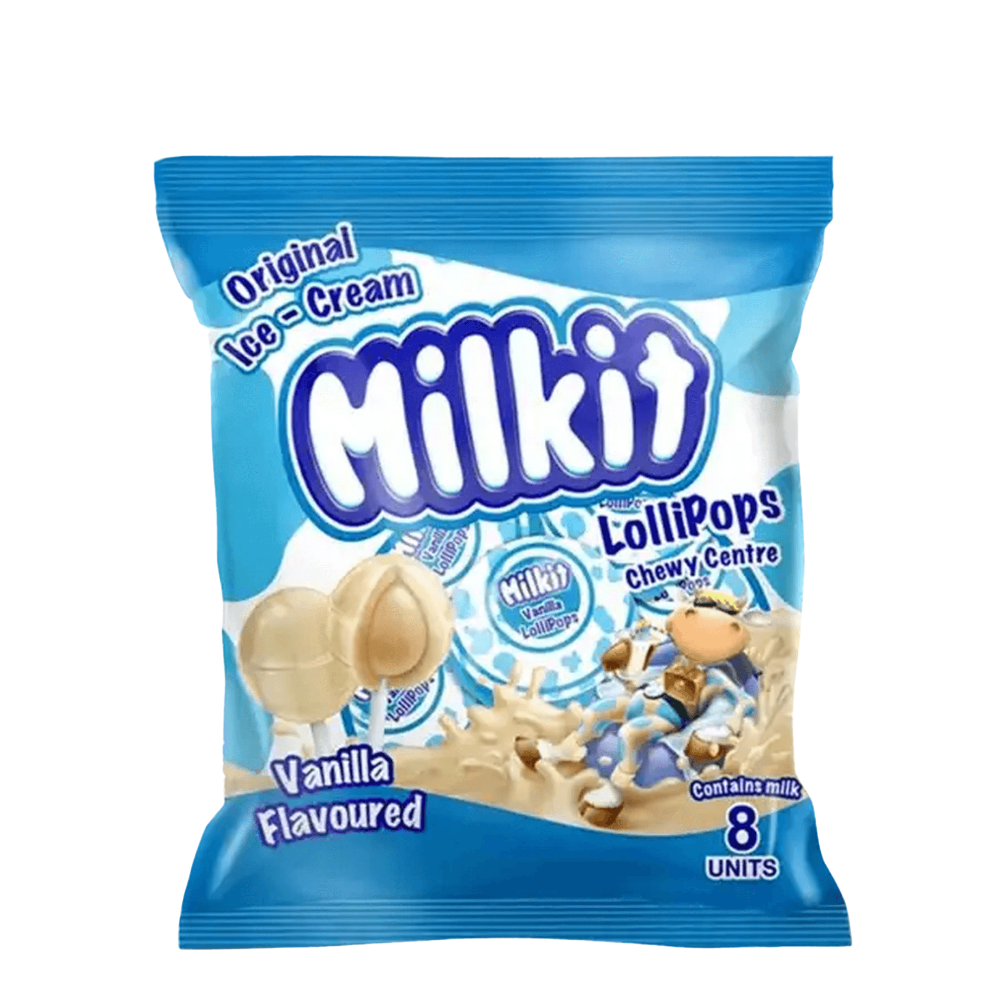 Milkit Vanilla Lollipops