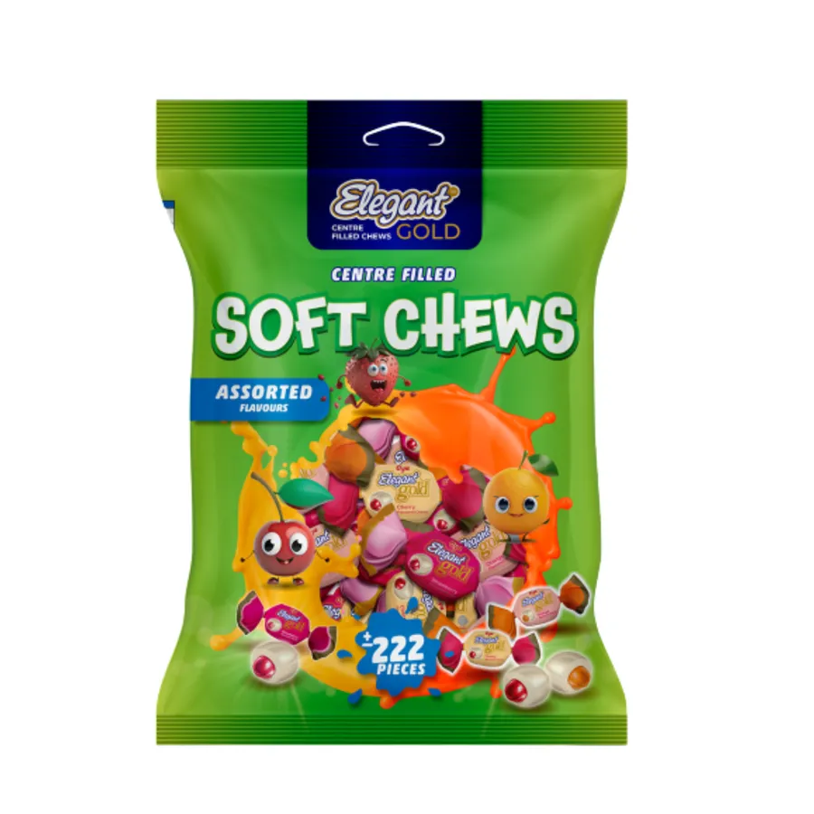 Elegant Gold Bar Assorted Soft Chews