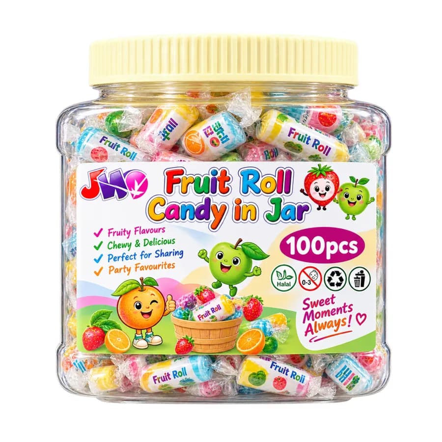 Fruit Roll Candy in Jar