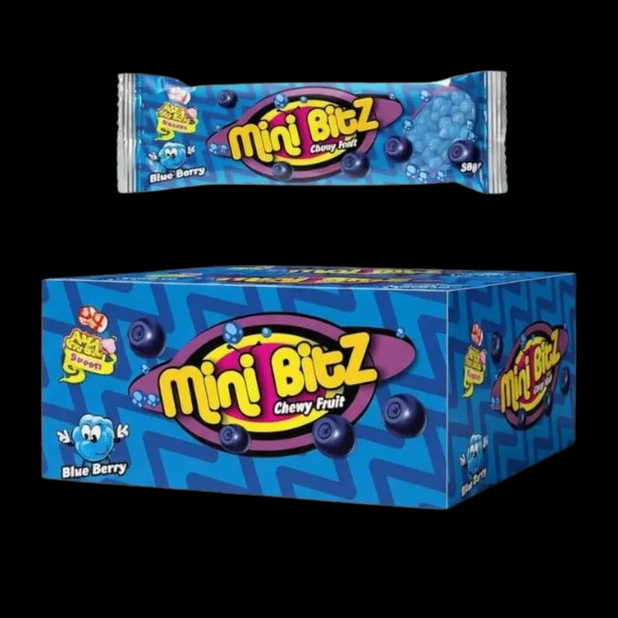 Mini BitZ Chewy Blueberry Box
