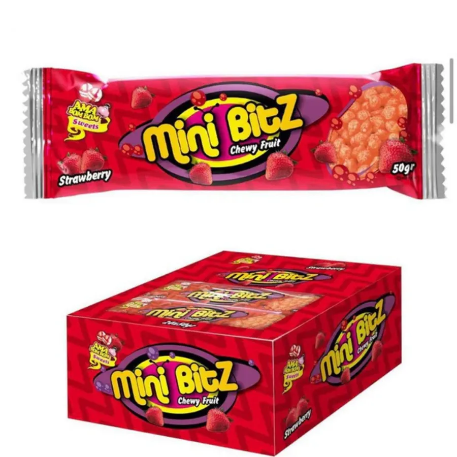 Mini BitZ Chewy Strawberry Box