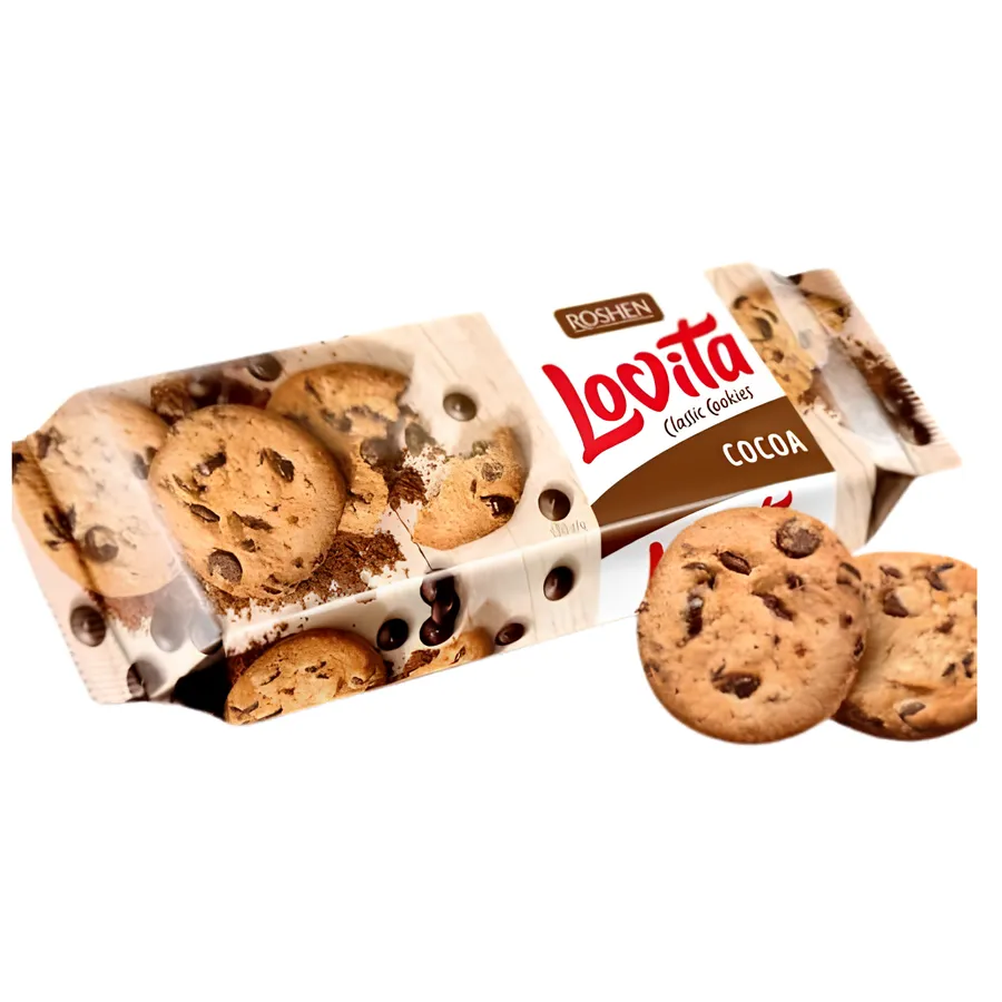 Roshen Lovita Classic Cookies Cocoa