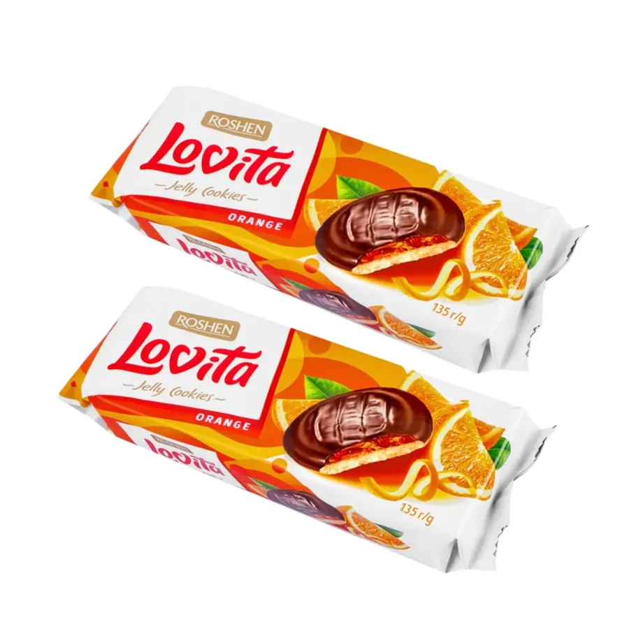 Roshen Lovita Jelly Cookies Orange