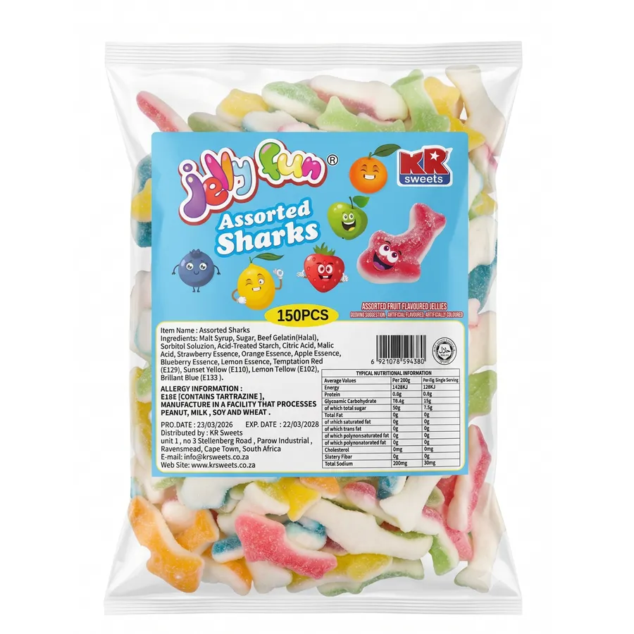 Jelly Fun Assorted Sharks