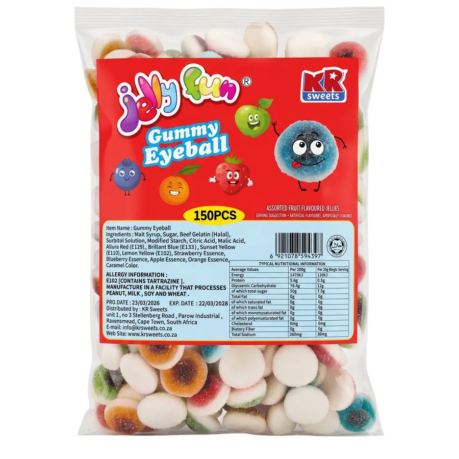 Jelly Fun Gummy Eyeball