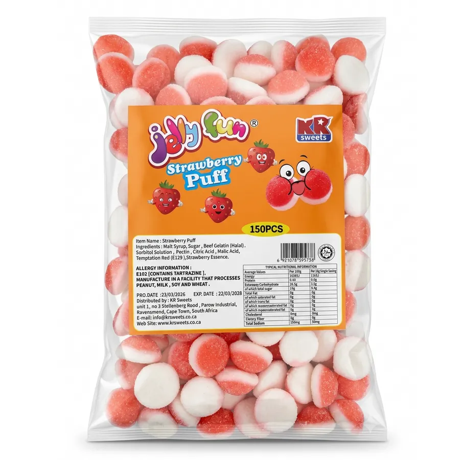Jelly Fun Strawberry Puff