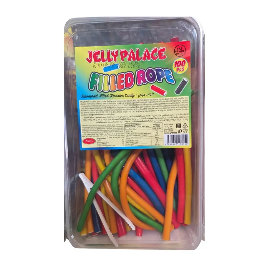 Jelly Palace Filled Rope Colourful
