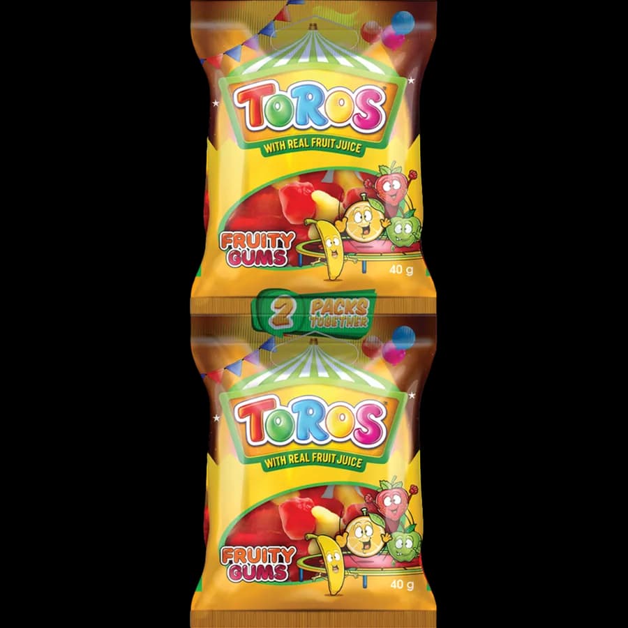 Toros Fruity Gums Twin Pack